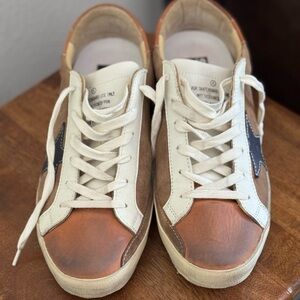 Women’s Golden Goose Tan Sneakers